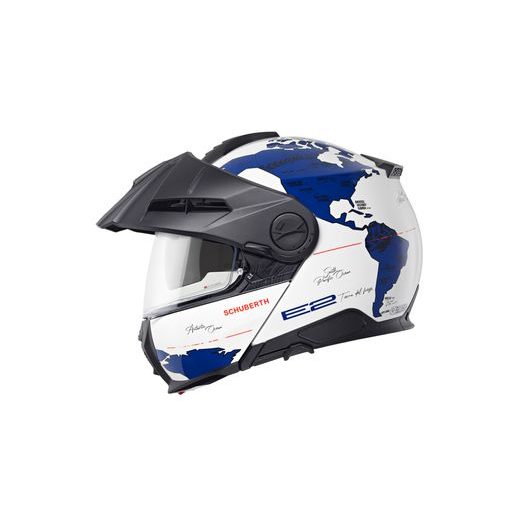 PRILBA SCHUBERTH E2 ATLAS WHITE/BLUE