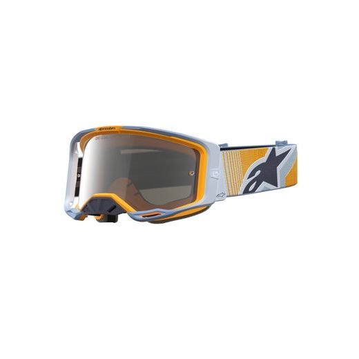 OKULIARE VISION 8 MAVEN, ALPINESTARS (MODRÁ/ORANŽOVÁ, ZRKADLOVÉ STRIEBORNÉ PLEXI) 2027