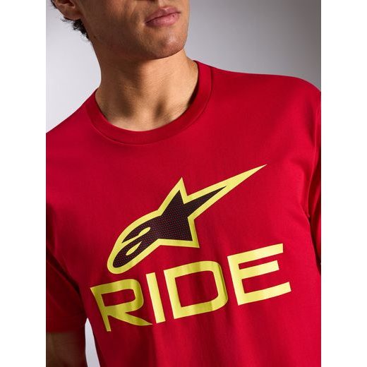 TRIKO RIDE 4.0 CSF, ALPINESTARS (ČERVENÁ/ŽLUTÁ FLUO/ČERNÁ)