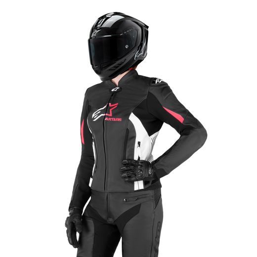 BUNDA STELLA GP PLUS 4, ALPINESTARS, DÁMSKA (ČERNÁ/BÍLÁ/RŮŽOVÁ) 2026