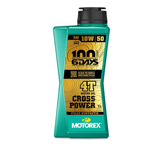 MOTOREX CROSS POWER 4T 10W/50 6DAYS 1L