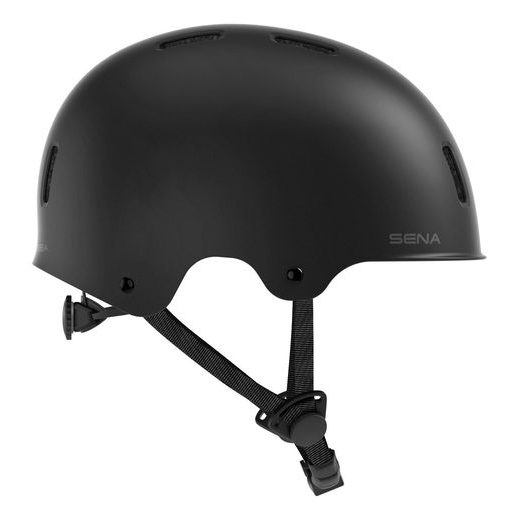 UNIVERZÁLNÍ SPORTOVNÍ PŘILBA S HEADSETEM RUMBA, SENA (MATNÁ ČERNÁ)