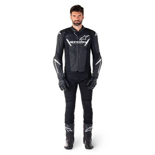 BUNDA FASTER 3, ALPINESTARS (ČERNÁ/BÍLÁ) 2026