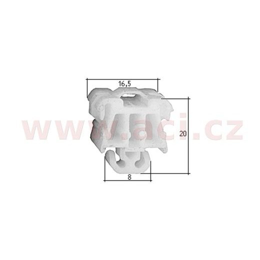 PLASTOVÁ PŘÍCHYTKA (SADA 10 KS)