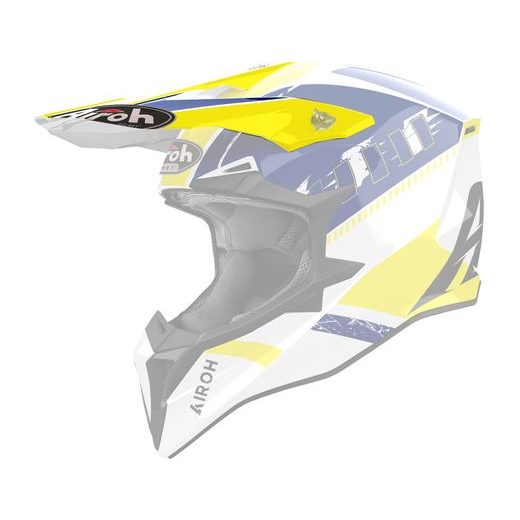 ŠILT PRE PRILBU WRAAAP, AIROH (FEEL - ŽLUTO-MODRÝ LESKLÝ)