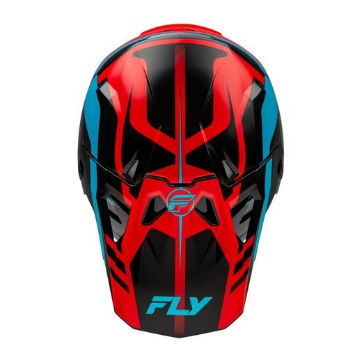 PRILBA FORMULA CP, FLY RACING - USA (ČERVENÁ/ČERNÁ/MODRÁ)