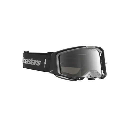 OKULIARE VISION 8 AMBER, ALPINESTARS (ČERNÁ/STŘÍBRNÁ, ZRKADLOVÉ STRIEBORNÉ PLEXI) 2027