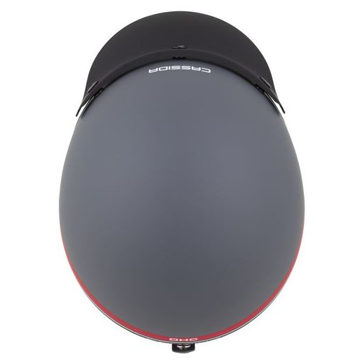 PRILBA OXYGEN 2.0 JAWA OHC, CASSIDA (ŠEDÁ MATNÁ/ČERVENÁ/ČERNÁ/BÍLÁ) 2026