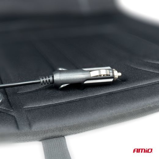 VYHŘÍVANÝ POTAH SEDAČKY, 2 STUPŇOVÁ REGULACE TEPLOTY, NAPÁJENÍ 12V (PŘIPOJENÍ DO ZAPALOVAČE) ČERNÝ