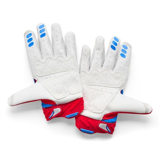 RUKAVICE AIRMATIC 2, 100% - USA (ČERVENÁ/BÍLÁ/MODRÁ)