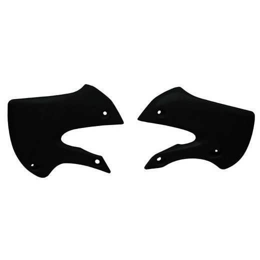 SPOJLERY CHLADIČA KAWASAKI/SUZUKI, RTECH (ČIERNE, PÁR)