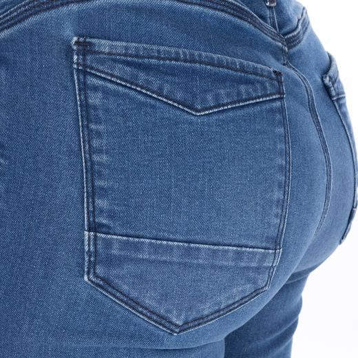 SKRÁTENÉ JEANS SOFIA AA SLIM JEANS, OXFORD, DÁMSKE (SVĚTLÁ MODRÁ)