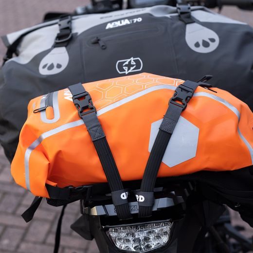 ZAVAZADLOVÉ POPRUHY ATLAS B-CLIP, 2 KS, OXFORD (ŠEDÁ, 26MM X 1,2M)