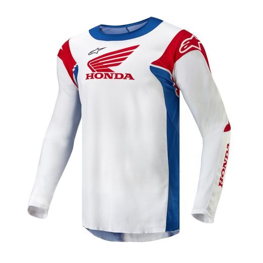 DRES RACER ICONIC HONDA KOLEKCE, ALPINESTARS (BÍLÁ/MODRÁ/ČERVENÁ/ČERNÁ) 2026