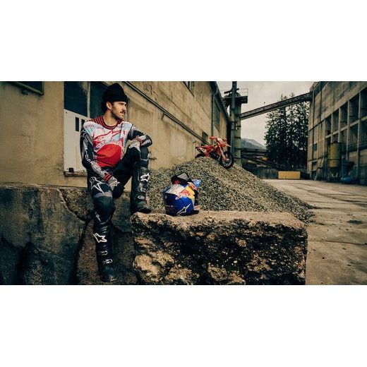 PRILBA SUPERTECH S-M7 LIMITOVANÁ EDÍCIA BEAST COAST, ALPINESTARS (ŠEDÁ/ČERNÁ/ORANŽOVÁ) 2026