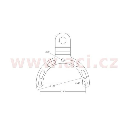 ÚCHYT NA VIEČKO NÁDRŽE MOTOCYKLOV (HONDA, SUZUKI, KTM, YAMAHA,VICTORY), RAM MOUNTS