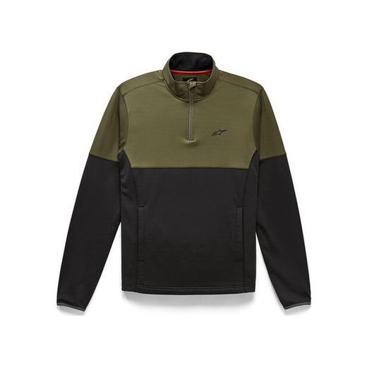 MIKINA MISSION MIDLAYER, ALPINESTARS (ZELENÁ/ČERNÁ)