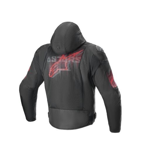 BUNDA ZACA AIR VENOM WATERPROOF, ALPINESTARS (ČERNÁ/ČERVENÁ FLUO) 2026