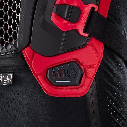 AIRBAGOVÁ VESTA TECH-AIR®OFF-ROAD SYSTEM, ALPINESTARS (ČERNÁ/ČERVENÁ) 2026