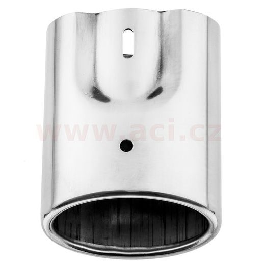 KONCOVKA VÝFUKU NEREZOVÁ OVÁLNÁ, VNITŘNÍ PRŮMĚR 48 MM, PRŮMĚR KONCOVKY 60X80 MM, DÉLKA 110 MM FENNO