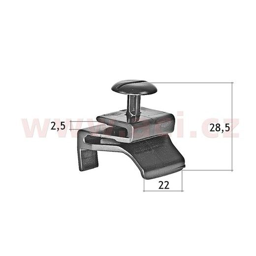 PLASTOVÁ PŘÍCHYTKA (SADA 5 KS)