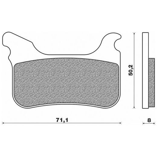 BRZDOVÉ DOŠTIČKY (ZMES ROAD TOURING SINTERED) NEWFREN (2 KS V BALENIE)