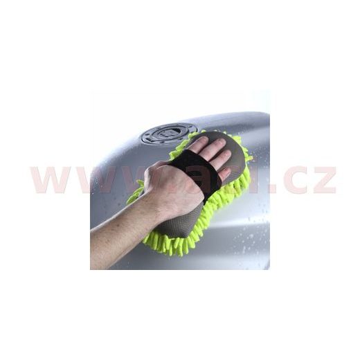 UMÝVACIE HOUBA NOODLE SPONGE, OXFORD (MIKROVLÁKNO, ZELENÁ FLUO)
