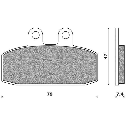 BRZDOVÉ DOŠTIČKY (ZMES SCOOTER ACTIVE ORGANIC) NEWFREN (2 KS V BALENIE)