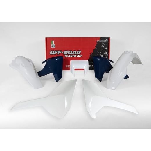 SADA PLASTOV HUSQVARNA, RTECH (BÍLO-MODRÉ, 5 DIELOV)