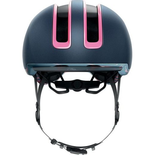 CYKLO PŘILBA SE SVĚTLEM HUD-Y MIDNIGHT BLUE, ABUS (MODRÁ)