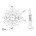 REŤAZOVÁ SADA D.I.D CHAIN - ZLATÝ REŤAZ 520 ERT, NON-SEALED, KOLIESKO SUPERSPROX, ROZETA SUPERSPROX PRE SUZUKI RM-Z 450 2005-2007