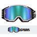 LS2 CHARGER PRO GOGGLE WHITE WITH IRIDIUM VISOR