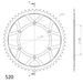 REŤAZOVÁ SADA EK - STRIEBORNÝ REŤAZ 520 SRX, X-KRÚŽOK, KOLIESKO SUPERSPROX, ROZETA SUPERSPROX PRE YAMAHA YZ 250 1999-2025