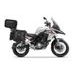 SET OF SHAD TERRA TR40 ADVENTURE SADDLEBAGS AND SHAD TERRA ALUMINIUM TOP CASE TR55 PURE BLACK, INCLUDING MOUNTING KIT SHAD BENELLI TRK 502X