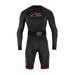 AIRBAGOVÁ VESTA TECH-AIR®10 V2 RACE SYSTEM, ALPINESTARS (ČERNÁ/ČERVENÁ/ŠEDÁ) 2026