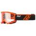 OKULIARE FOCUS, FLY RACING - USA (ČERNÉ/ORANŽOVÉ - ČÍRE PLEXI)