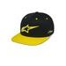 ŠILTOVKA THICKNESS SNAPBACK, ALPINESTARS (ČERNÁ/ŽLUTÁ FLUO)