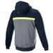 BUNDA CHROME STREET HOODIE, ALPINESTARS (MODRÁ/ŠEDÁ/ŽLUTÁ FLUO) 2024