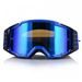 LS2 CHARGER PRO GOGGLE BLUE WITH IRIDIUM VISOR