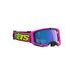 OKULIARE VISION 8 VISTA, ALPINESTARS (RUŽOVÁ FLUO/ŽLUTÁ FLUO/ZELENÁ, ZRKADLOVÉ MODRÉ PLEXI) 2026
