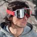 OKULIARE ARIETE WABI 14980-SRBR SILVER MIRROR LENS RED/RED