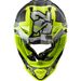 LS2 MX437 FAST EVO CRUSHER BLACK H-V YELLOW