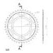 REŤAZOVÁ SADA EK - STRIEBORNÝ REŤAZ 520 SRX, X-KRÚŽOK, KOLIESKO JT POGUMOVANÉ, ROZETA SUPERSPROX PRE KAWASAKI NINJA 400 2018-2023
