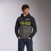 MIKINA PARALLEL HOODIE, ALPINESTARS (ČERNÁ/ŠEDÁ)