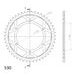 REŤAZOVÁ SADA D.I.D CHAIN - STRIEBORNÝ REŤAZ 530 VX, X-KRÚŽOK, KOLIESKO JT POGUMOVANÉ, ROZETA SUPERSPROX PRE YAMAHA YZF 600 R THUNDERCAT 1996-2003