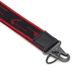 KĽÚČENKA KEY HOLDER SHORT, SPIDI (ČERNÁ/ČERVENÁ)
