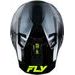 PRILBA FORMULA S CARBON, FLY RACING - USA (ŠEDÁ/HI-VIS)