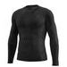 FUNKČNÉ TRIKO S DLHÝM RUKÁVOM K-DRY, PÁNSKE TECSO (ČIERNA)