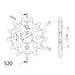 REŤAZOVÁ SADA D.I.D CHAIN - STRIEBORNÝ CHAIN 520 VX, X-RING (X, NX, QX, XS), CHK FRONT SPROCKET SUPERSPROX, CHK REAR SPROCKET SUPERSPROX PRE ATV HONDA TRX 300 EX 1993-2008