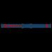 FURY CH DARK BLUE/NEON RED ORANGE CHROME WORKS